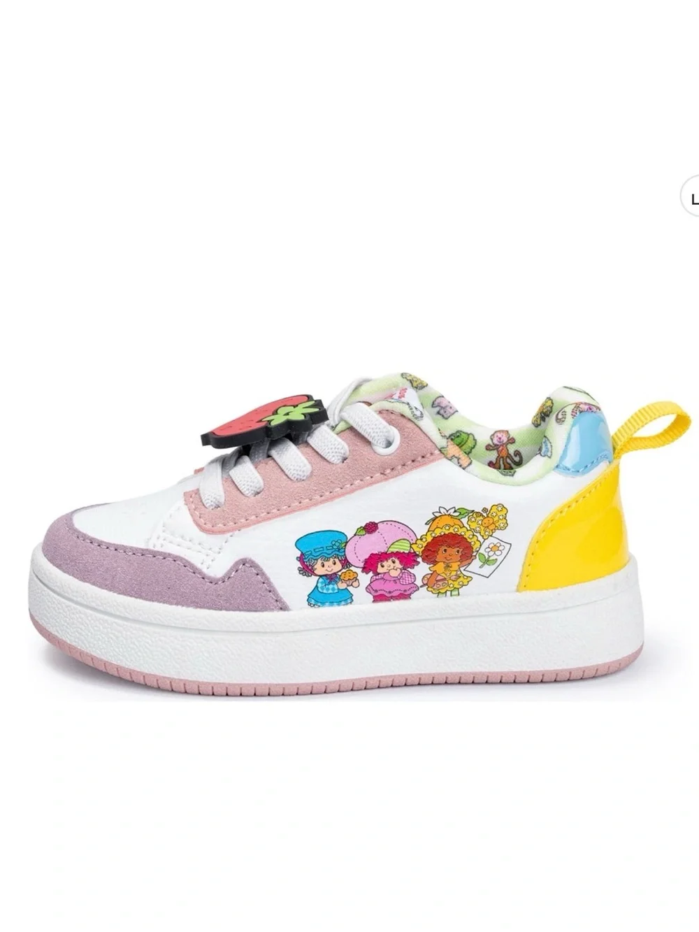 Strawberry Shortcake Girl Low Top Court Sneakers